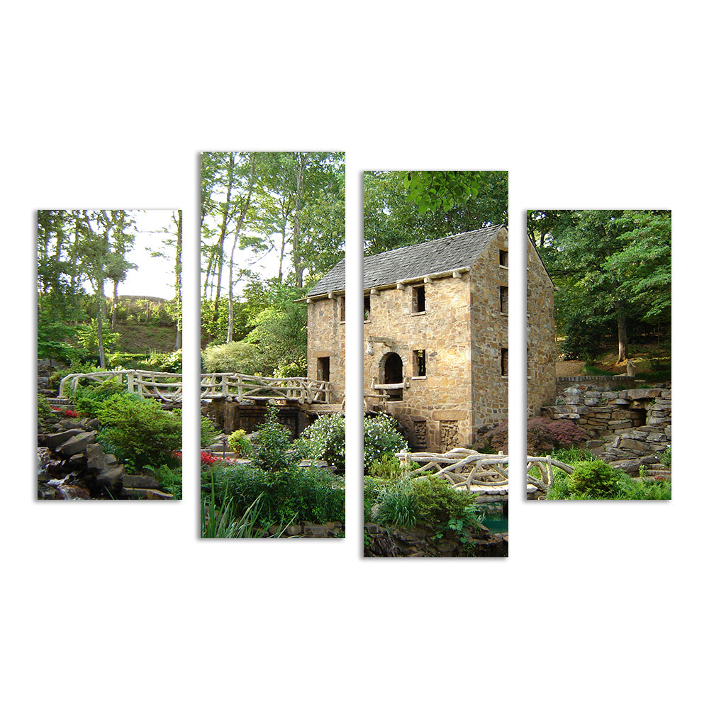 Stunning Old Mill Canvas Wall Art - Museum Quality for Your Home