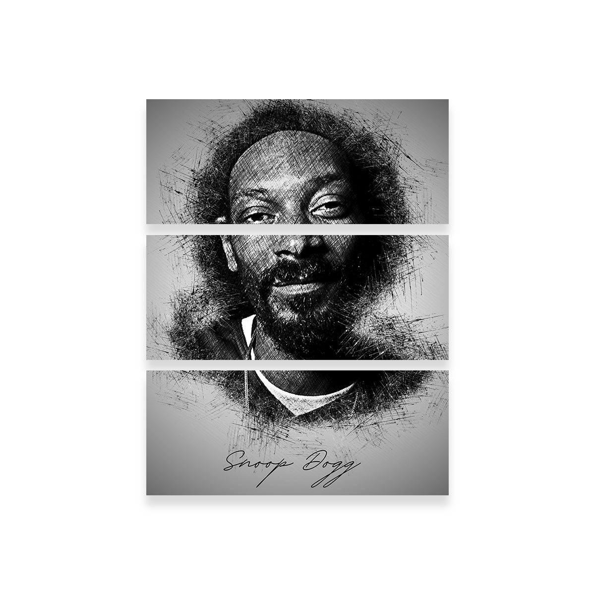 Exquisite Snoop Sketch Wall Art for Stunning Home Decor