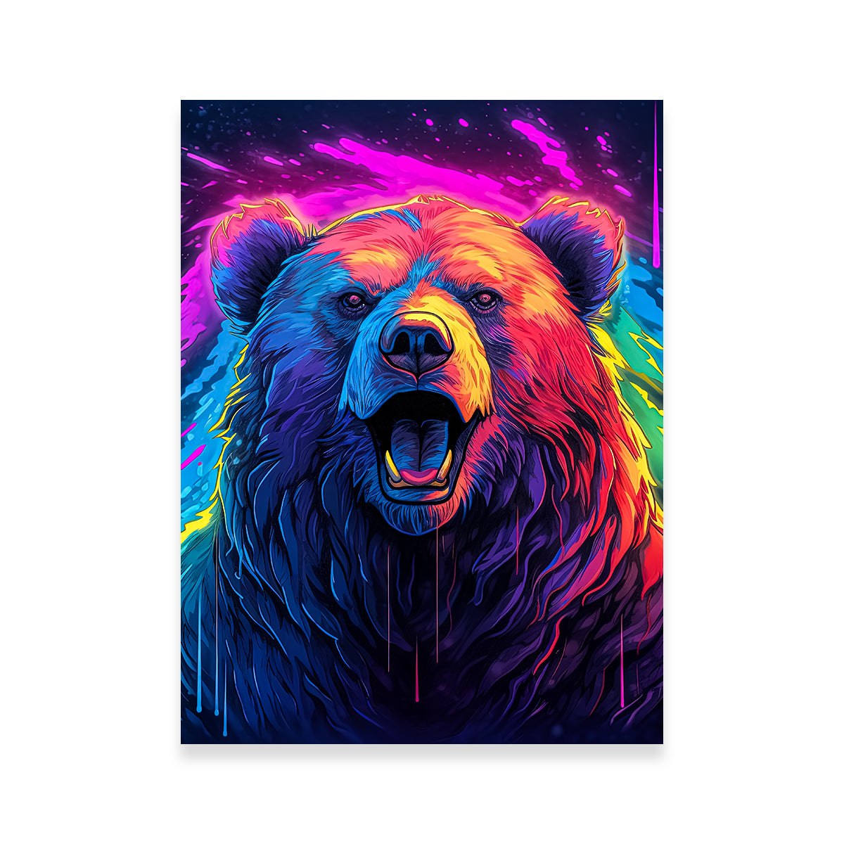 Stunning Bear Art Wall Art for Home Decor