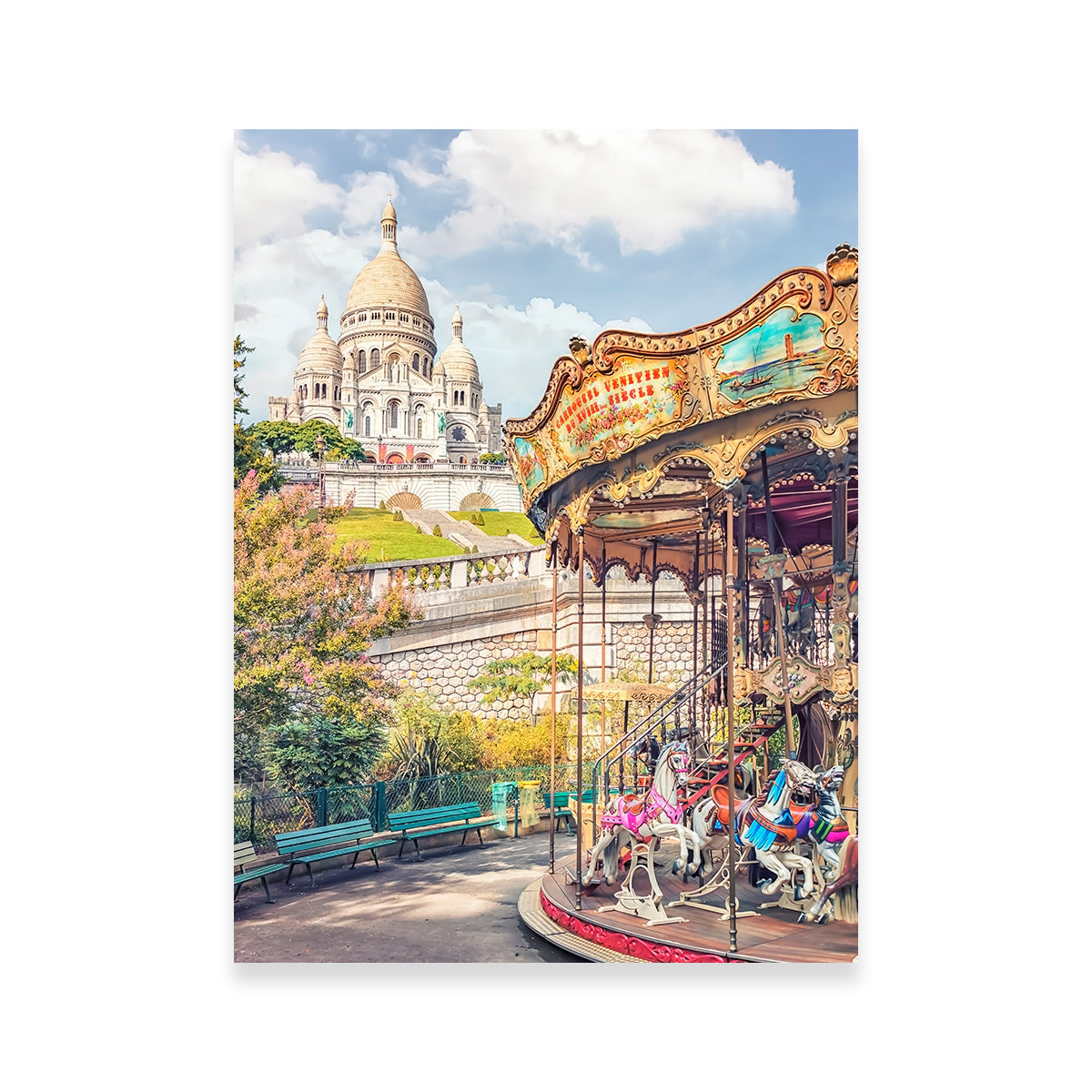 Exquisite Montmartre Wall Art by Manjik Pictures