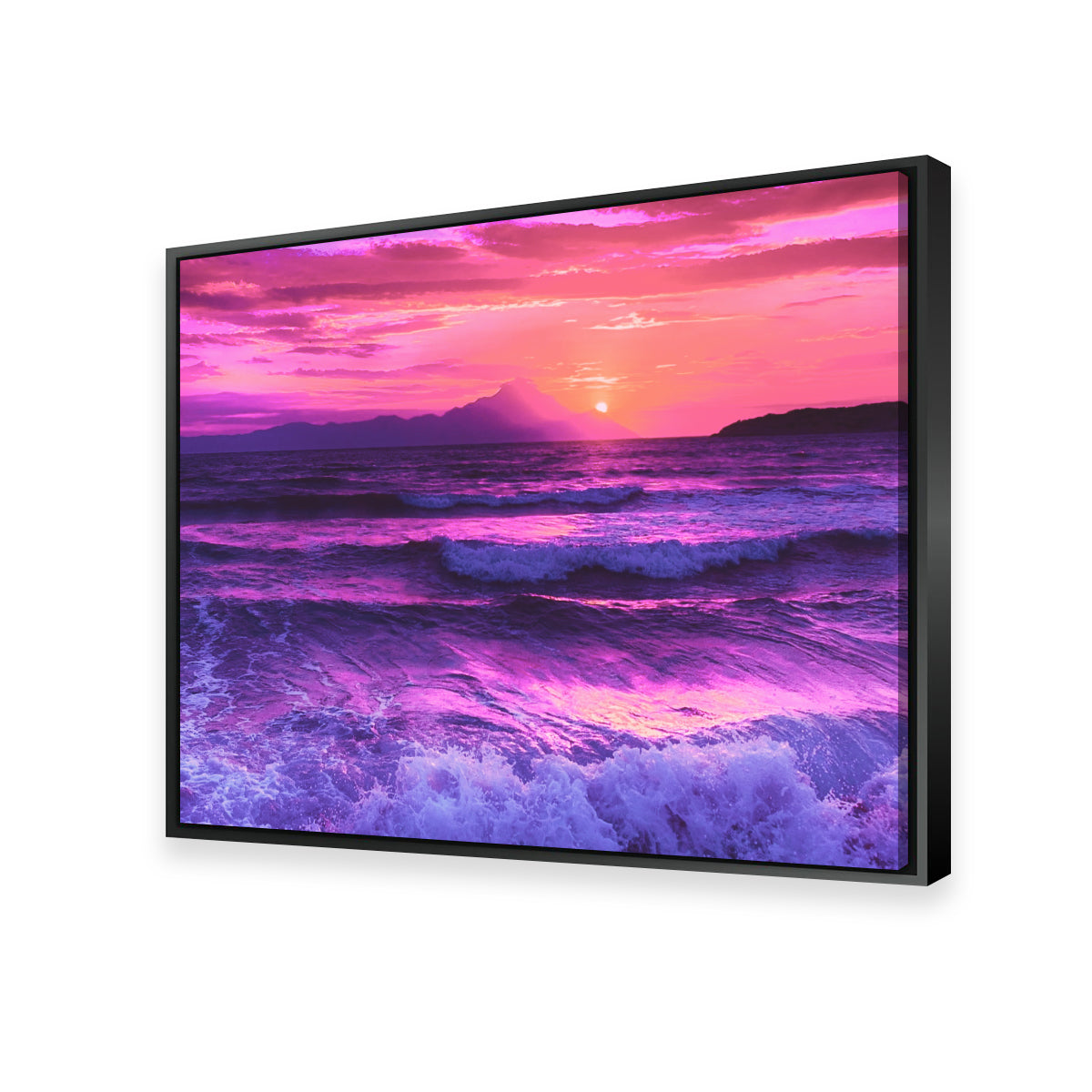 Stunning Oceanview at Sunset Wall Art by Dina Rolle