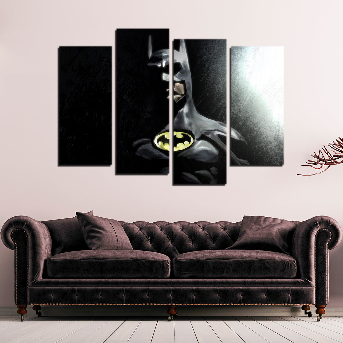 Stunning Batman In The Light Wall Art by Andy Brackpool