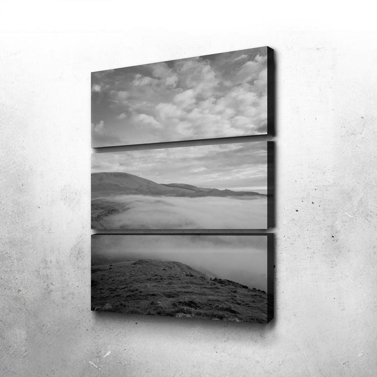 Exquisite Snowdonia Mist Wall Art by Mike Cotton
