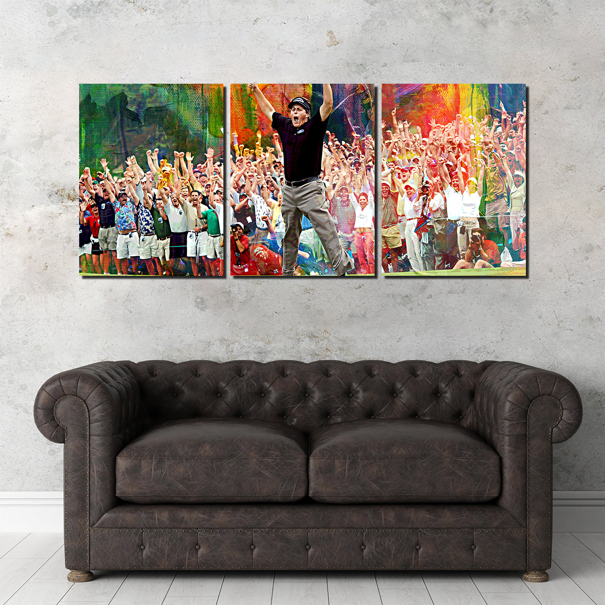 Exquisite Phil Mickelson Art Prints on Museum-Quality Canvas