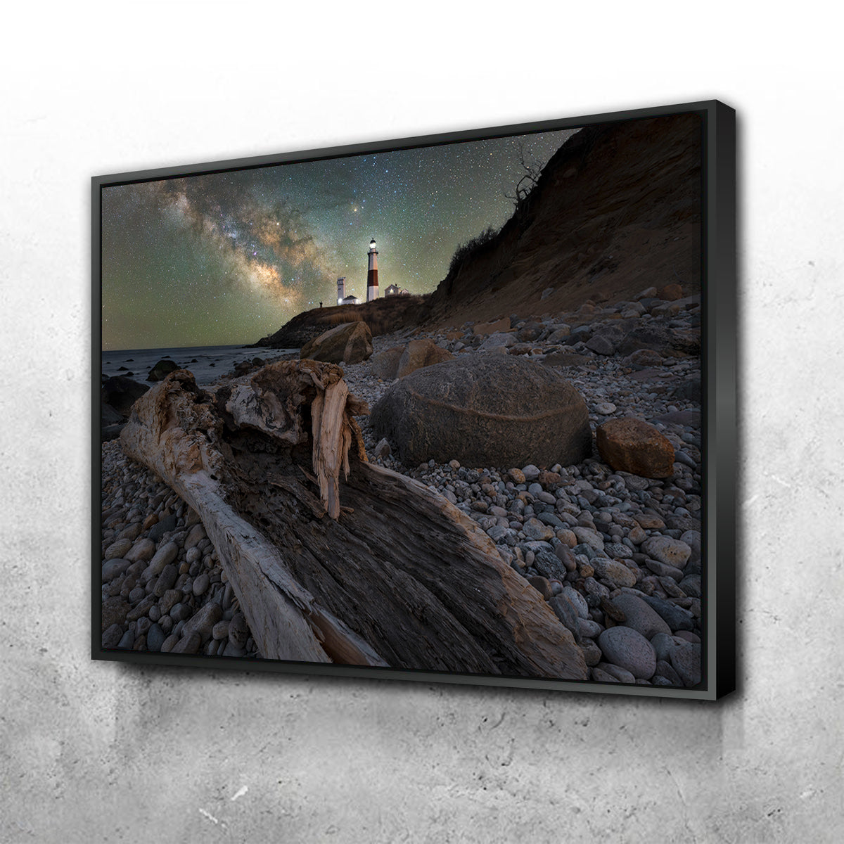 Stunning Montauk NY Driftwood Beach Wall Art by Shaun Mayer