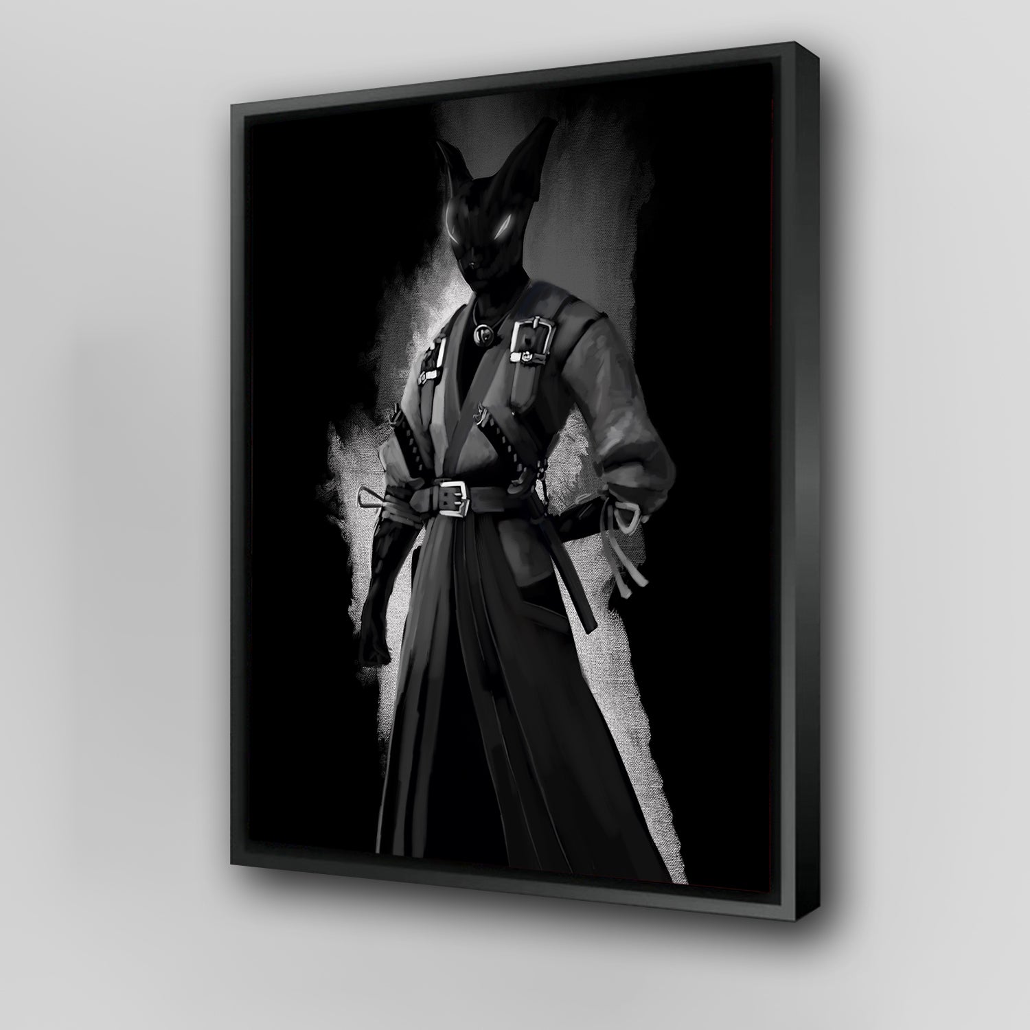 Adorable Cat Character Wall Art by Andy Brackpool
