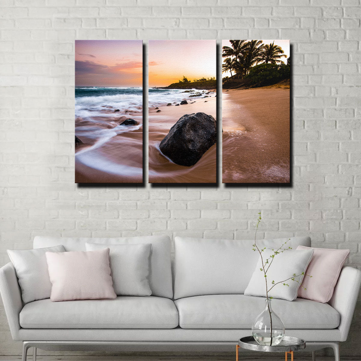 Exquisite Smooth Shore Wall Art by Lucas Moore