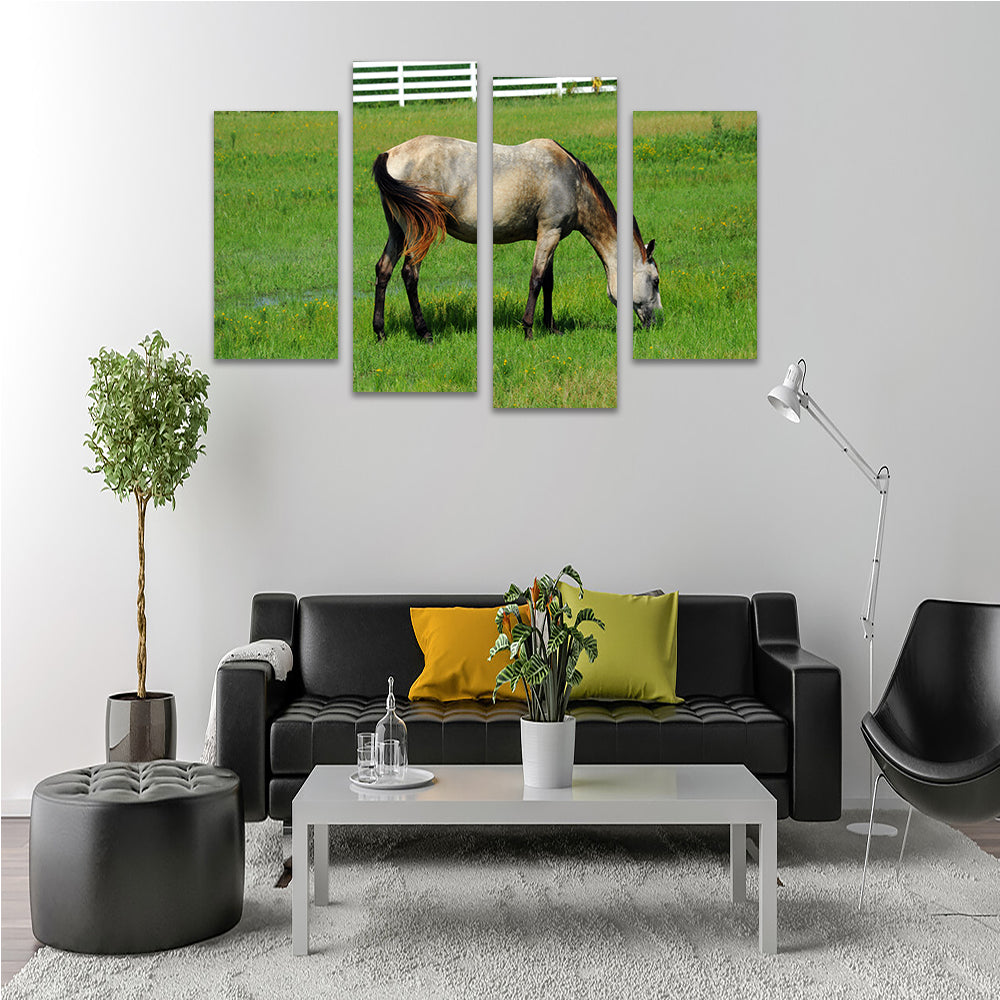 Stunning Arkansas Horse Grazing Wall Art for Home Decor