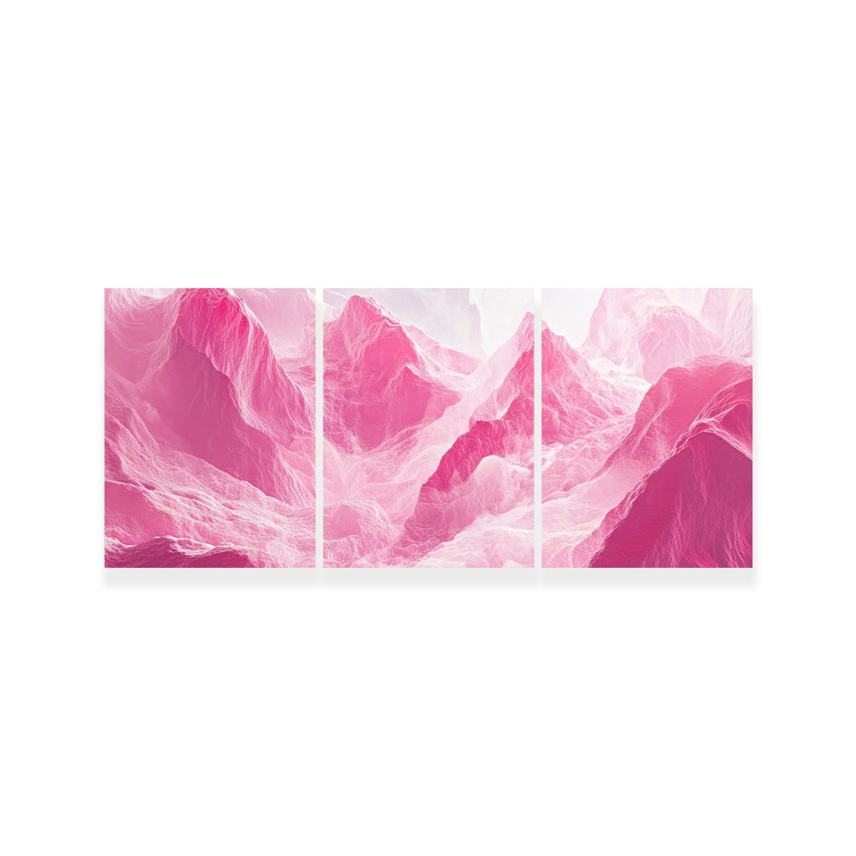 Stunning Pink Mountains Wall Art