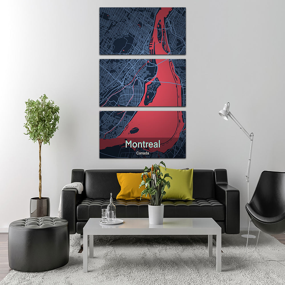 Exquisite Montreal Wall Art by Tovu Yovi