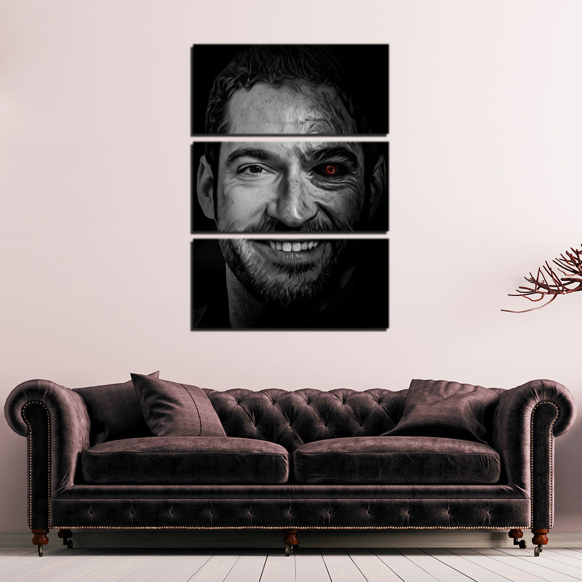 Stunning Portrait of Lucifer Wall Art by George Sorin