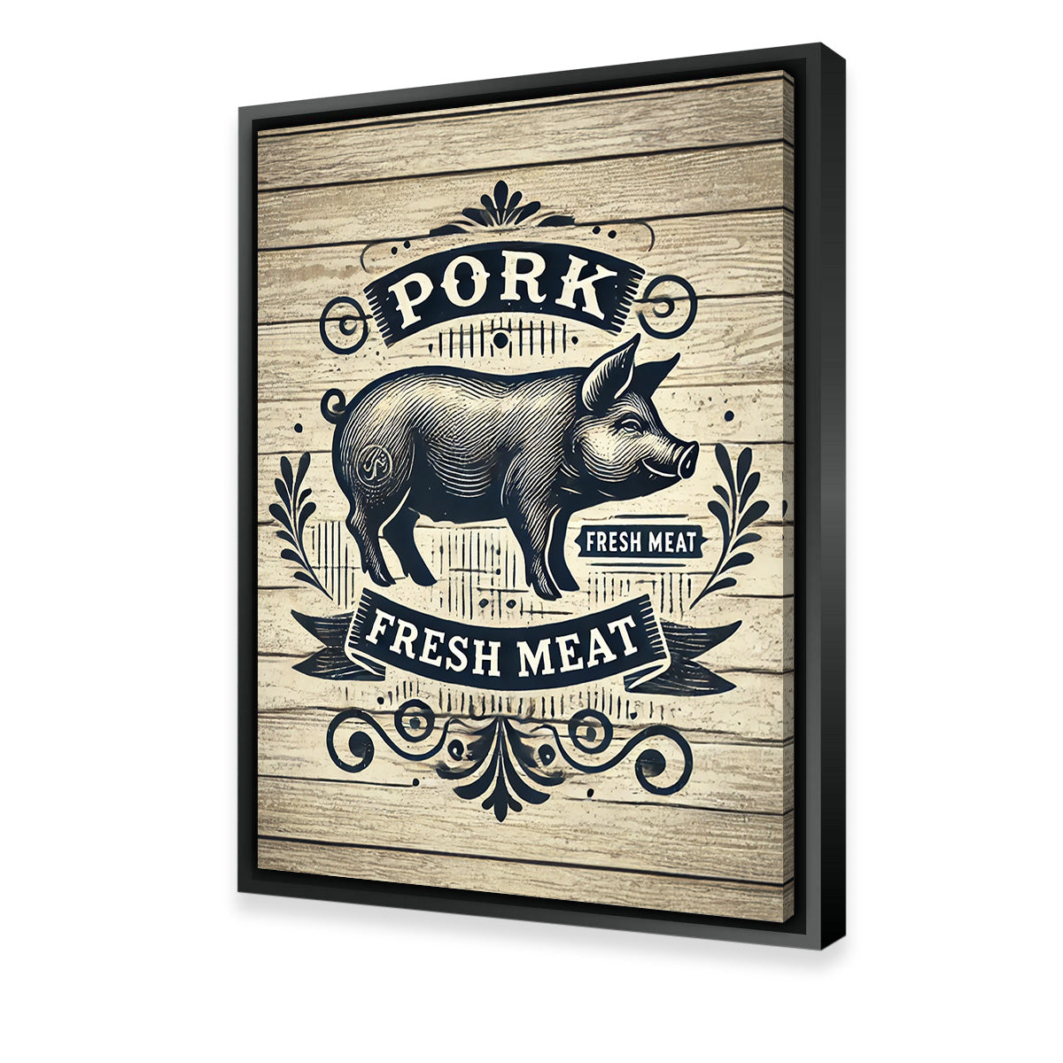 Exquisite Pork and Fresh Meat Themed Wall Art for Home Decor