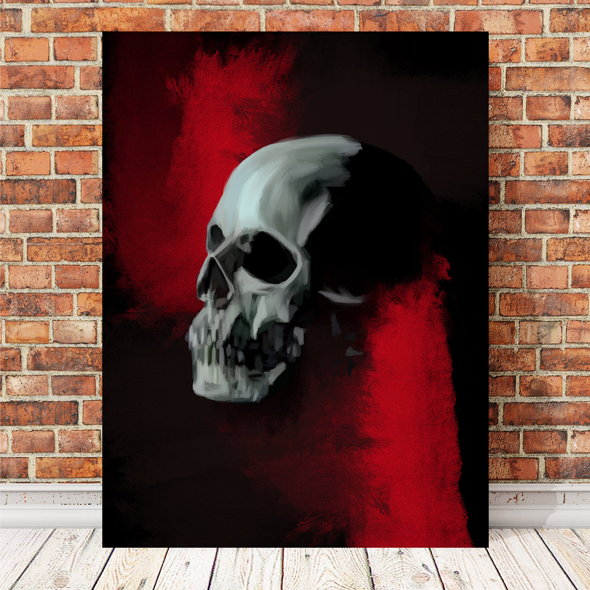Stunning Skull Still Life Wall Art by Andy Brackpool