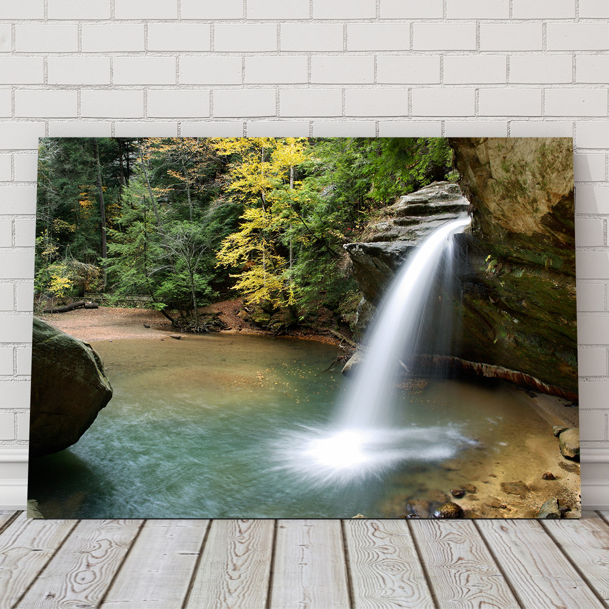Stunning Old Man's Cave Lower Falls Wall Art for Home Decor