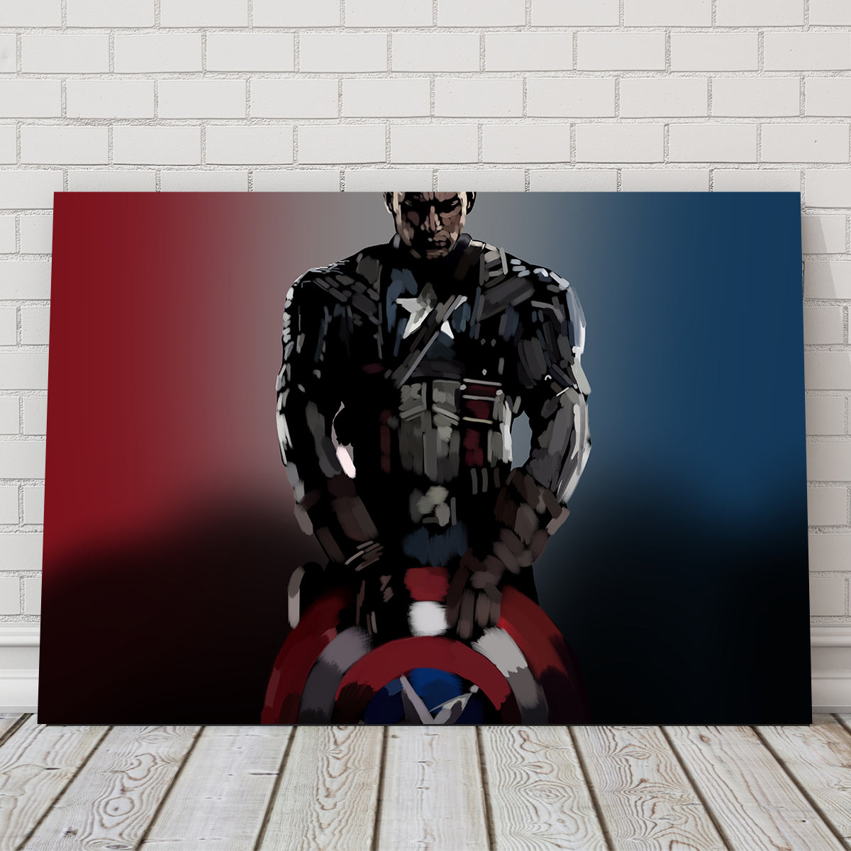 Captain America's Cap and His Shield Wall Art by Andy Brackpool