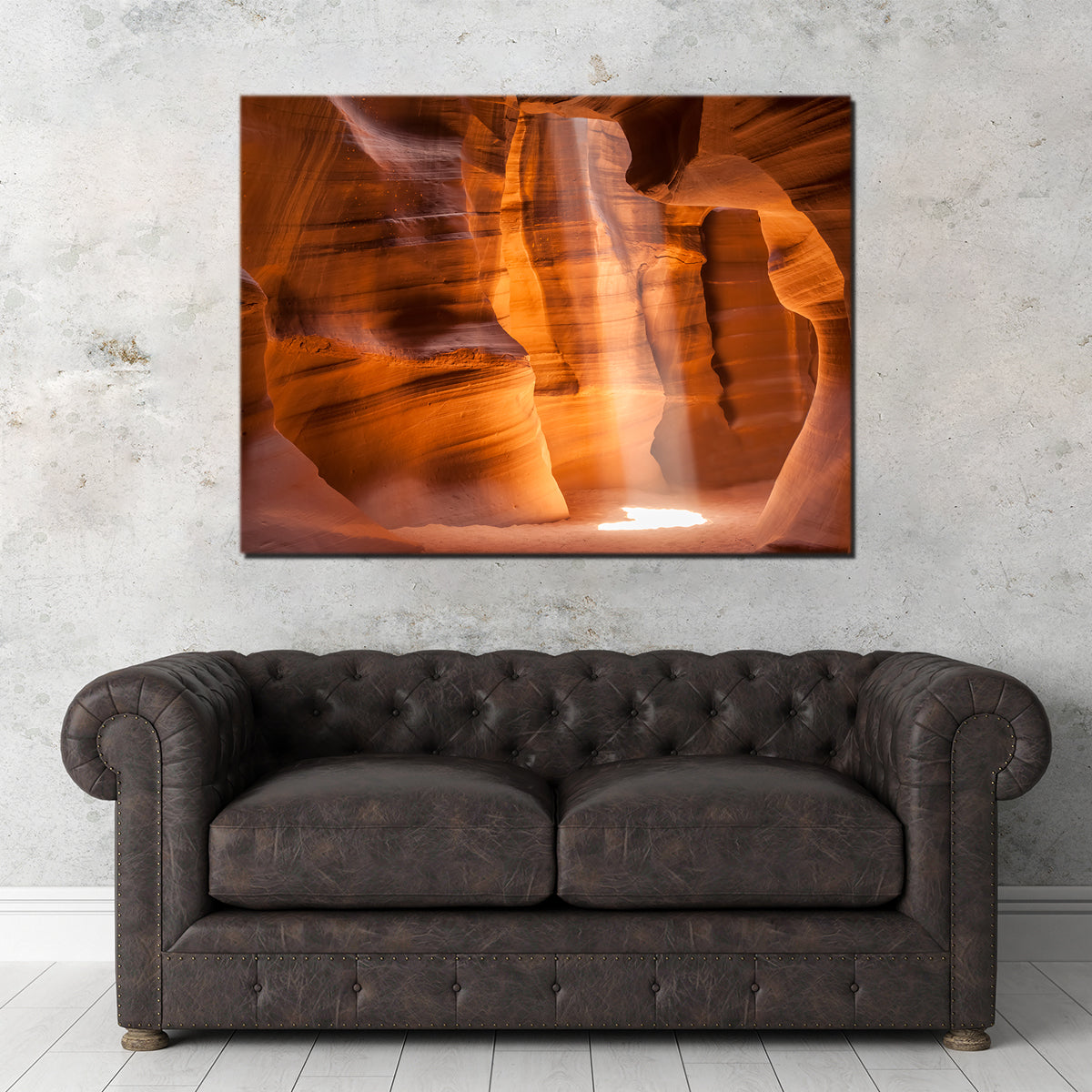 Stunning Antelope Canyon Lightbeam Wall Art by Melanie Viola