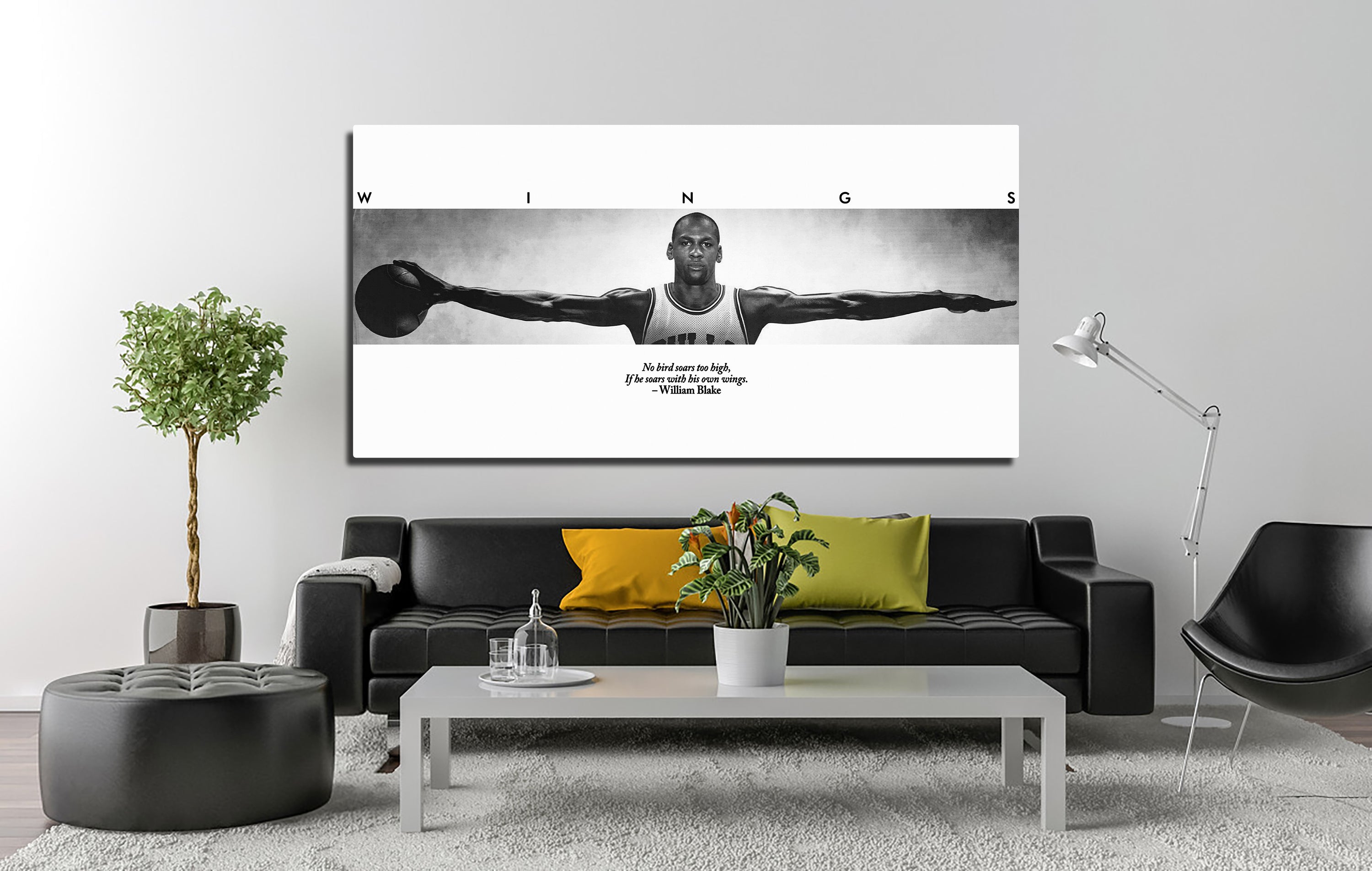 MJ Wings Stunning Panoramic Wall Art for Home Decor