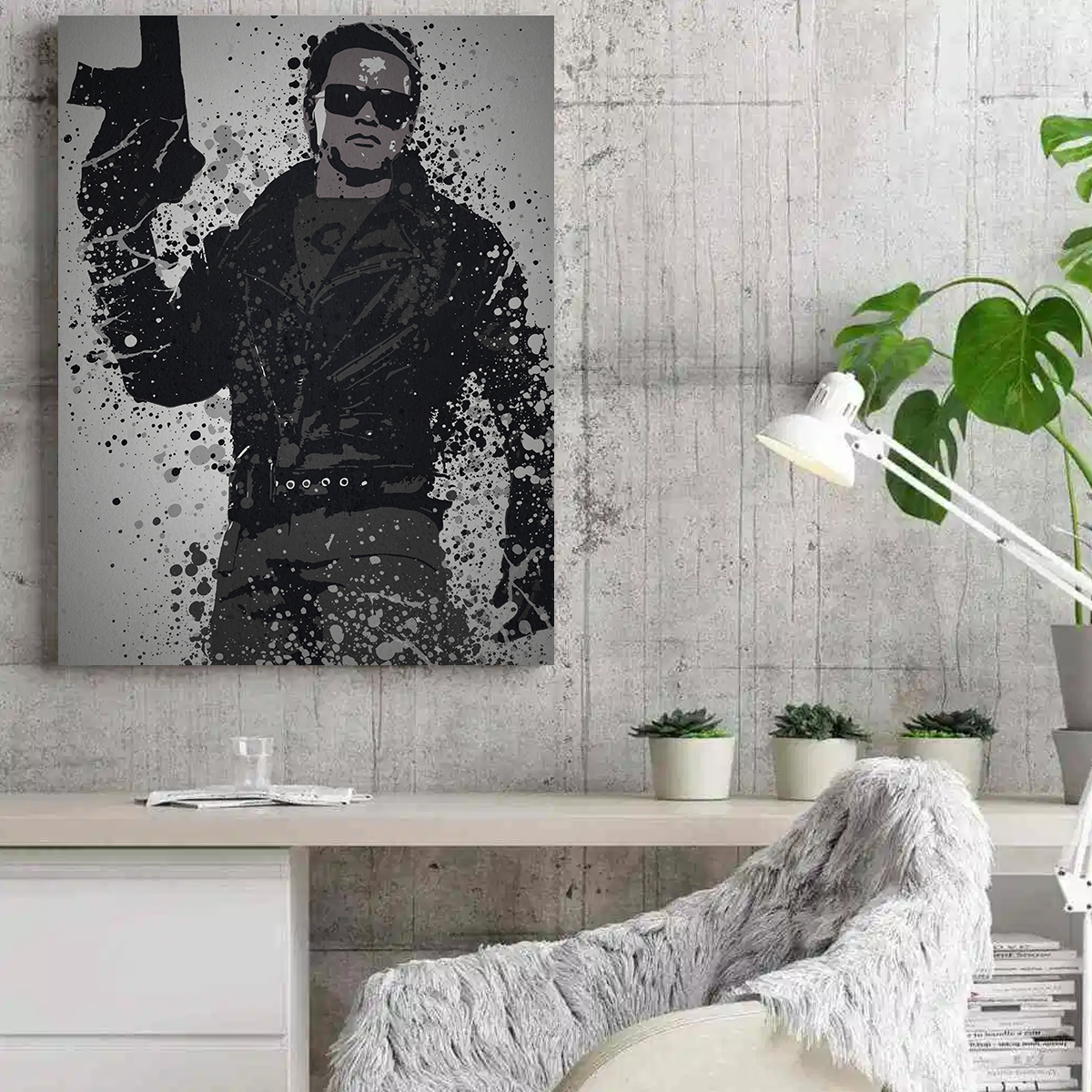 Eye - Catching 'I'll Be Back' Wall Art for Home Decor