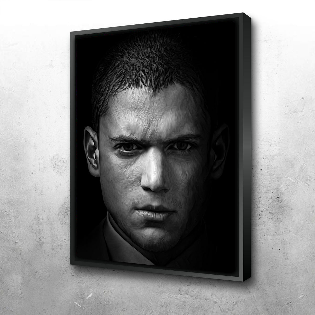 Stunning Portrait Prison Break Wall Art by George Sorin