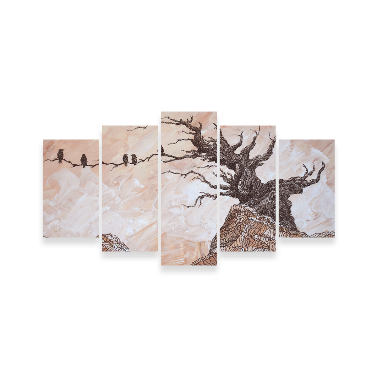 Enchanting Silence Of The Ravens Wall Art - Stunning Decor Piece