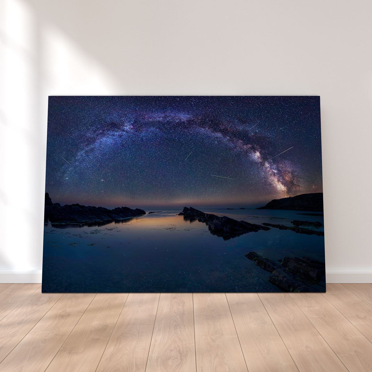 Stunning Arched Galaxy Wall Art for Enchanting Spaces