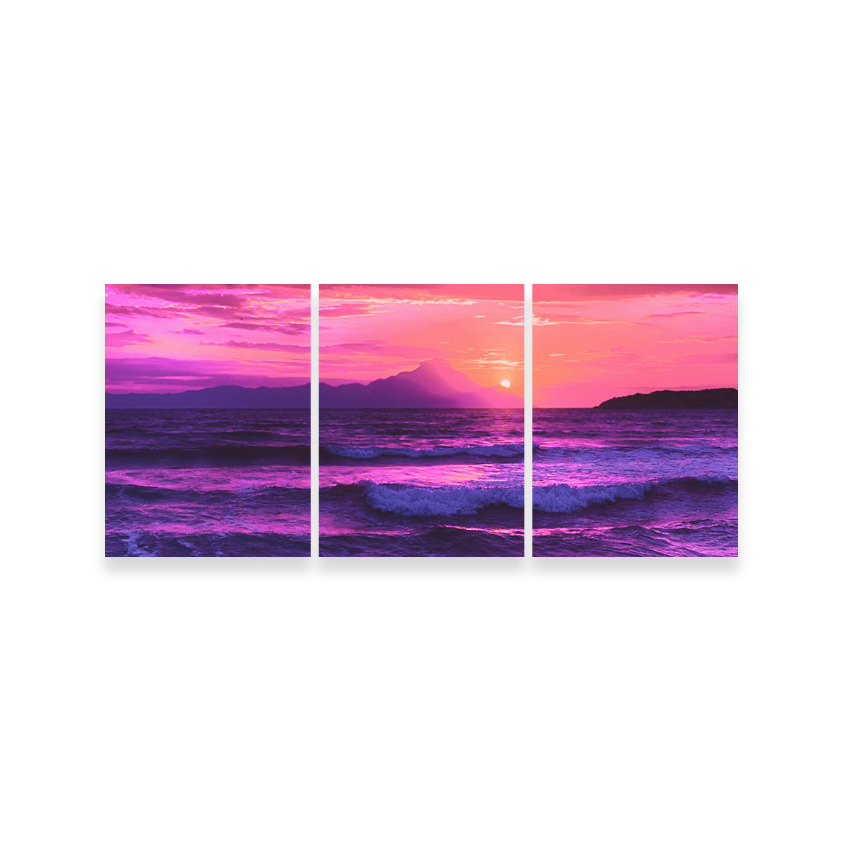 Stunning Oceanview at Sunset Wall Art by Dina Rolle
