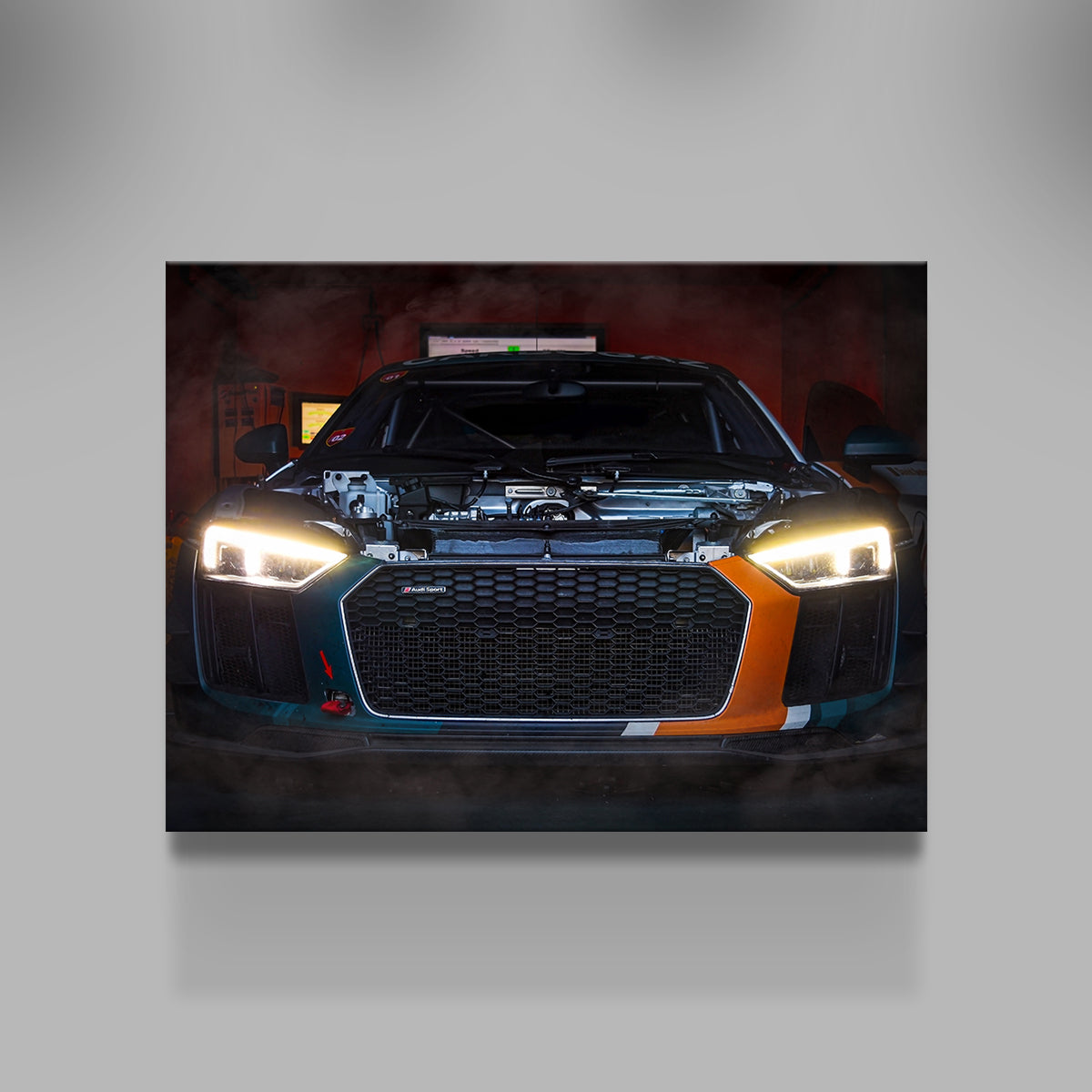 High - Quality Audi R8 Racing Wall Art by George Sorin