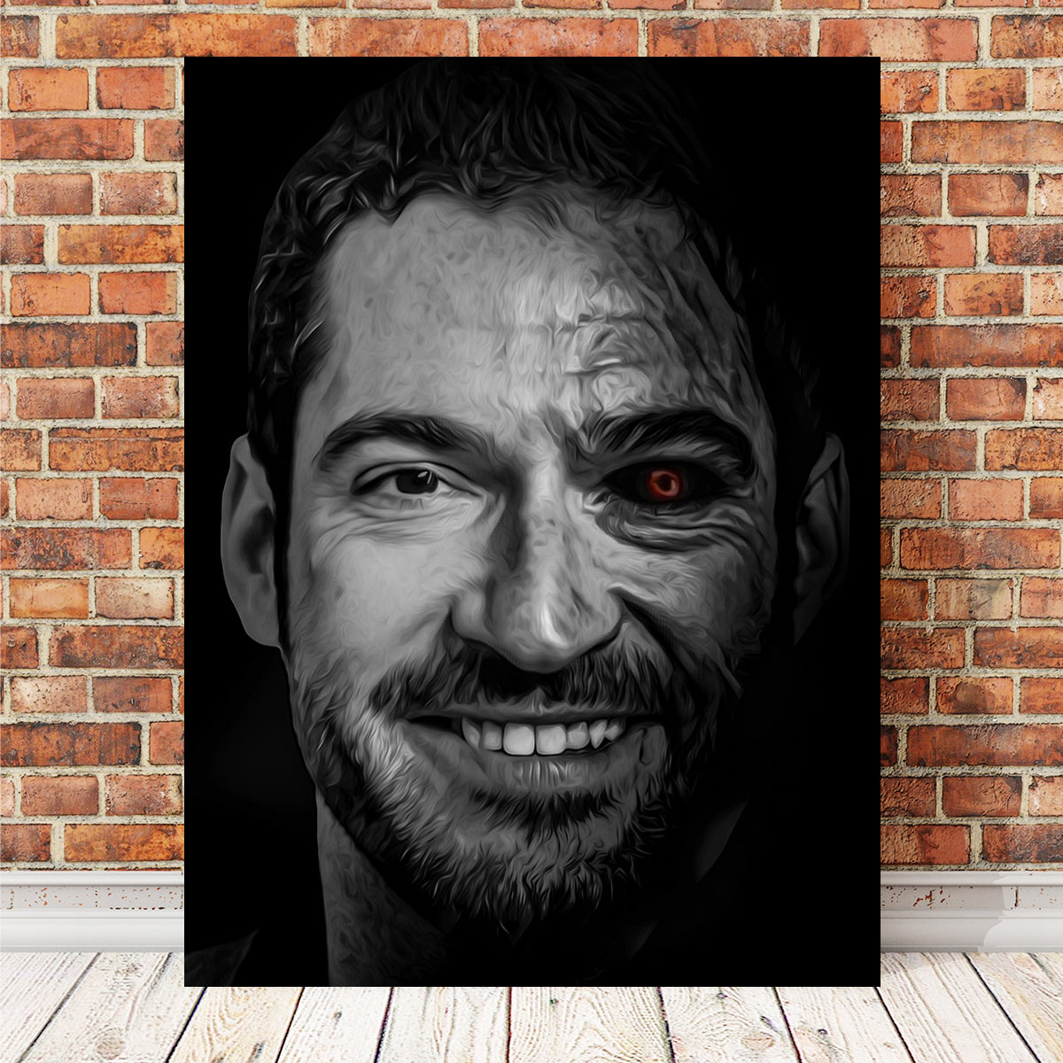 Stunning Portrait of Lucifer Wall Art by George Sorin