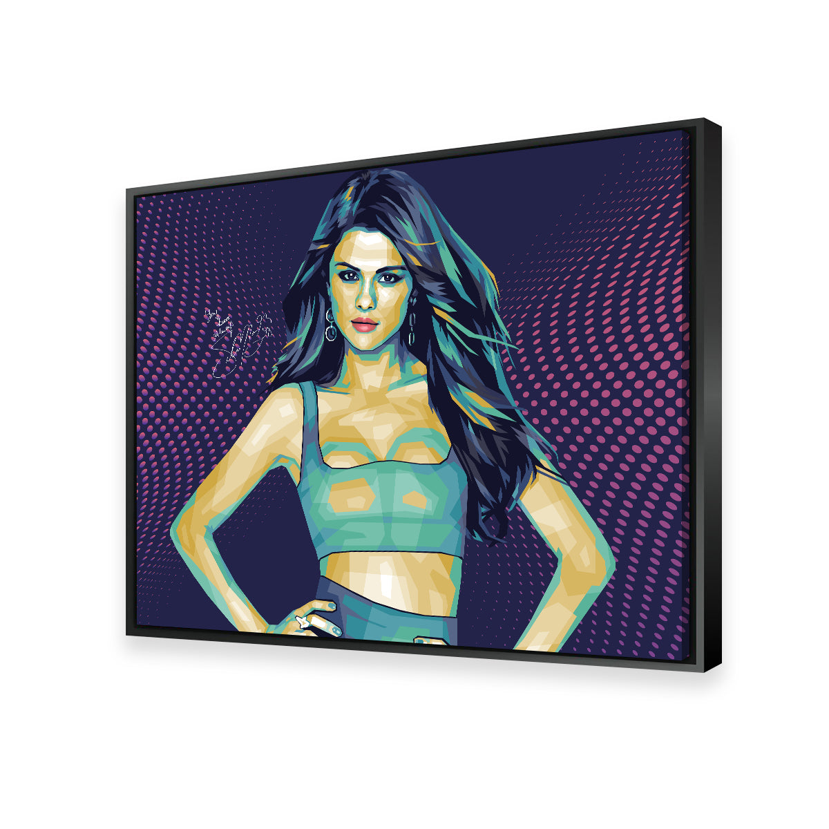 Selena Signature High - Quality Wall Art by Ralph & Laura Design