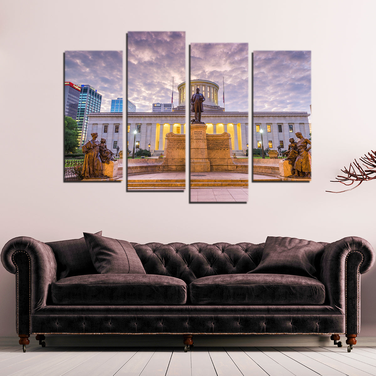 Exquisite Ohio Statehouse Wall Art for Home Decor
