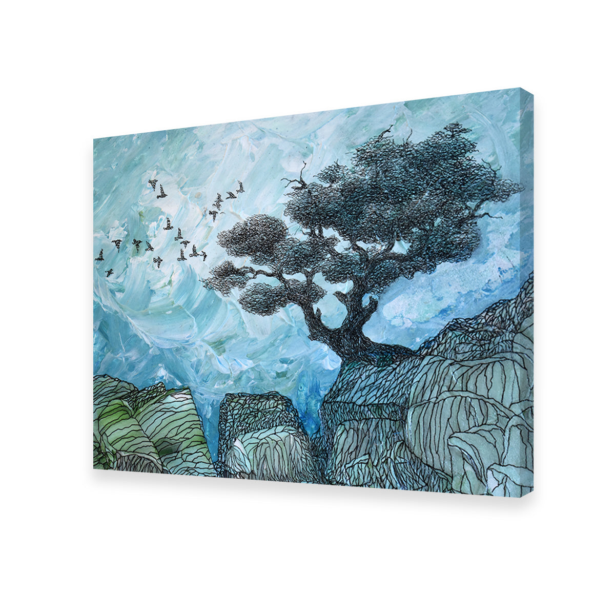 Alone, Captivating Content Wall Art by Gerry Segismundo
