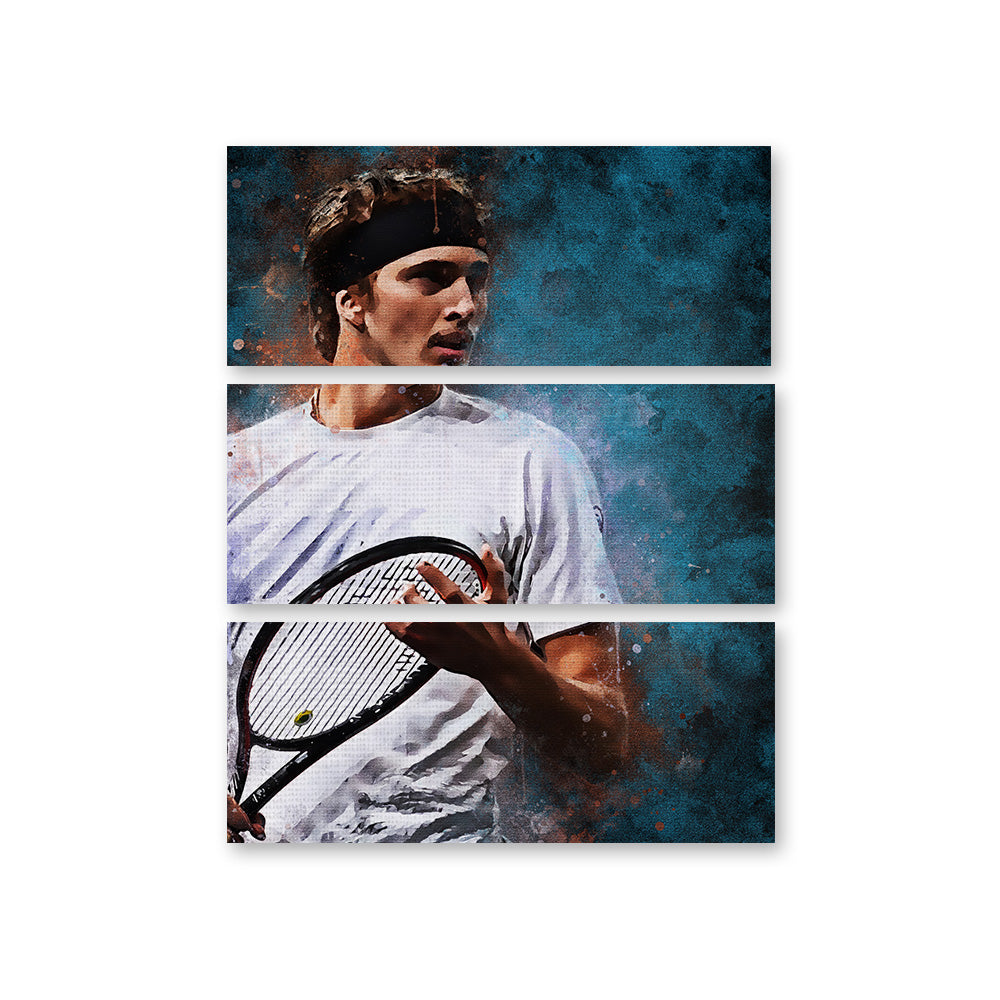 Stunning Alexander Zverev Wall Art Painting - Ideal for Art Lovers