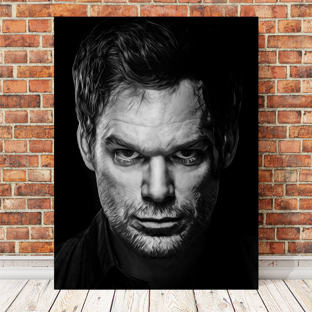 Stunning Portrait Dexter Wall Art by George Sorin