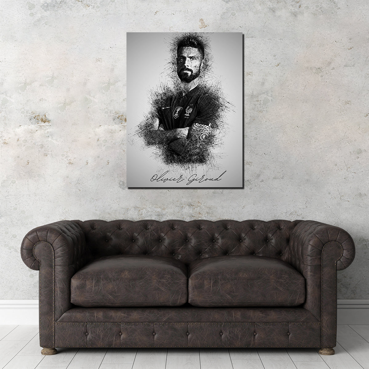 Stunning Olivier Giroud Wall Art for Home Decor