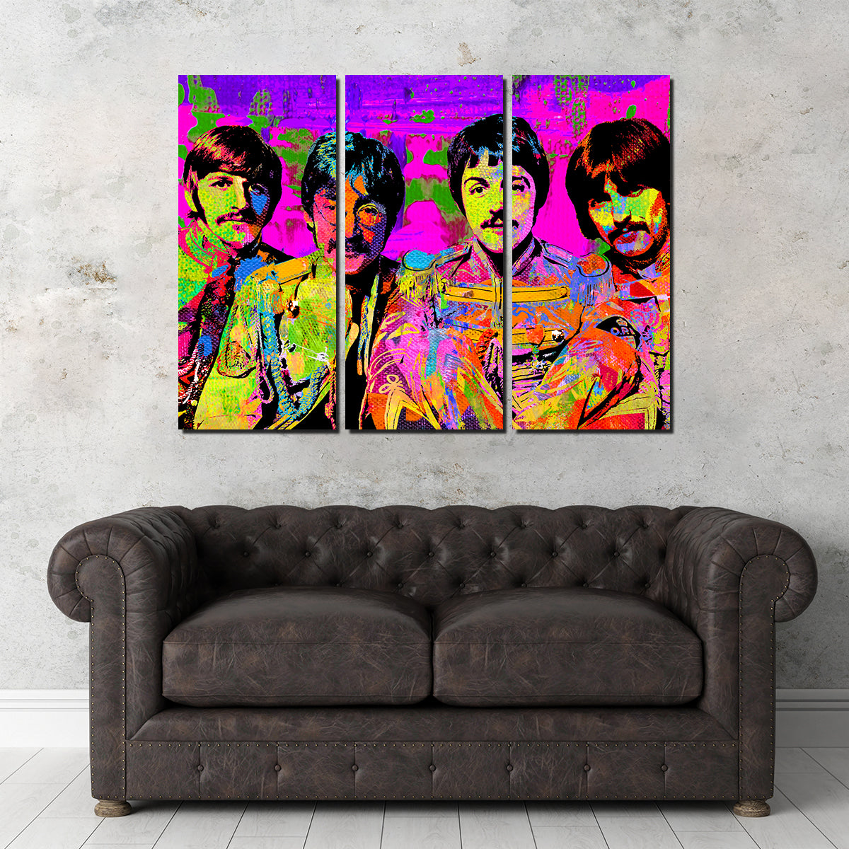 Sgt. Pepper's Iconic Beatles Wall Art by Stephen Chambers