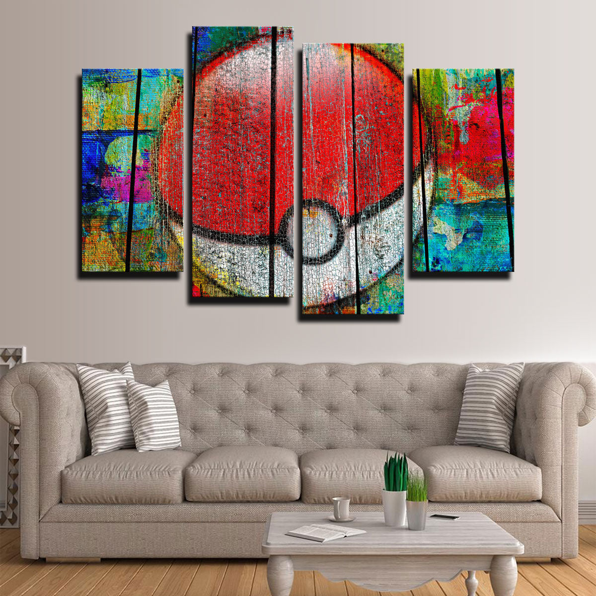 Eye - Catching PokeBall Wall Art for Your Home Decor