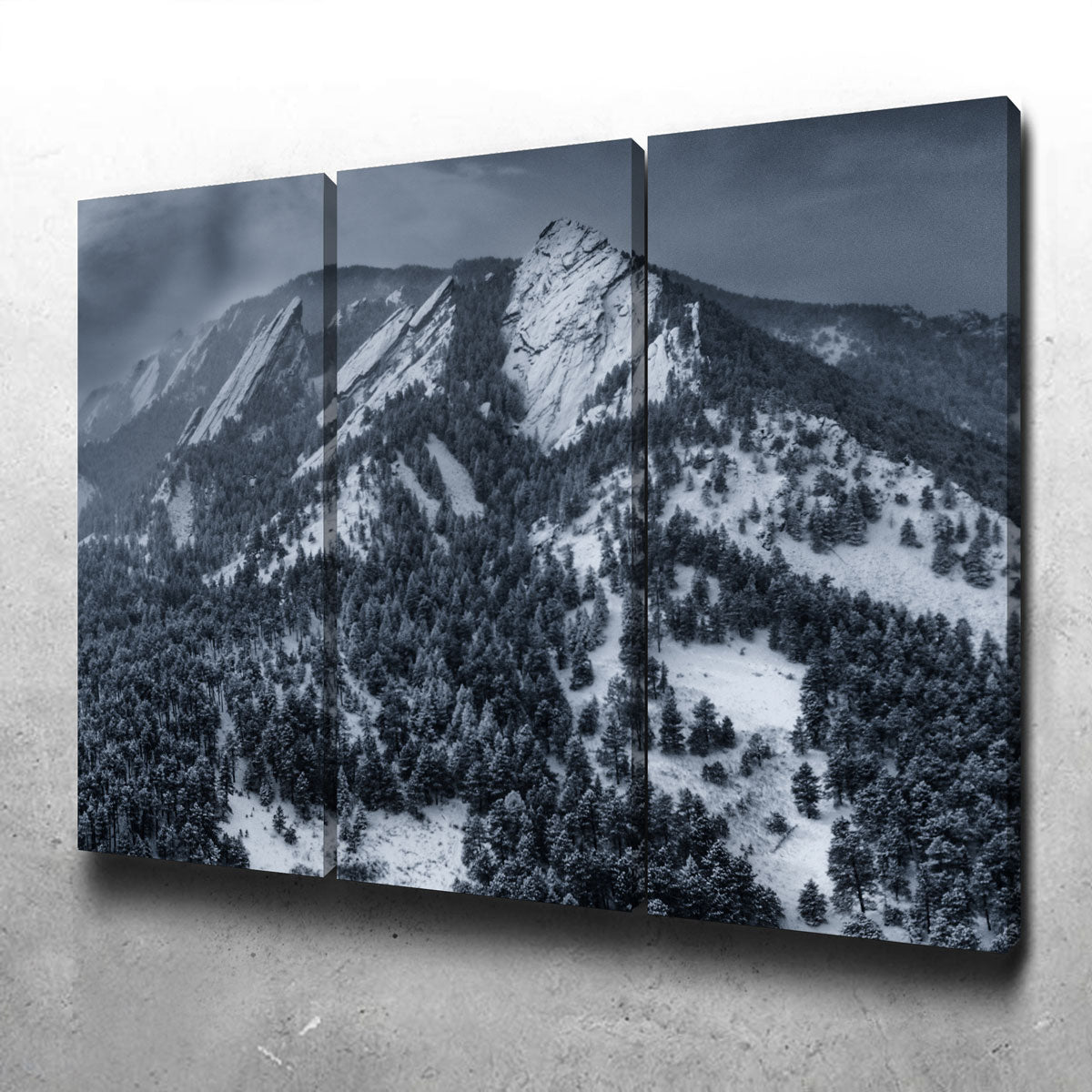 Breathtaking Snow On The Flatirons Wall Art for Stunning Home Decor