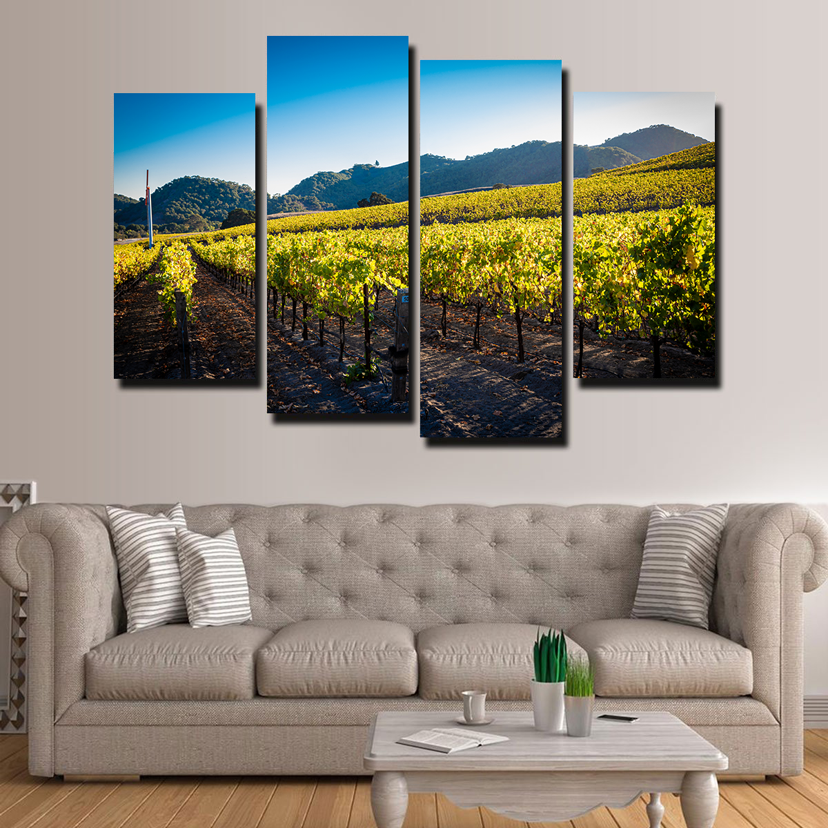 Stunning Central California Vineyard Wall Art for Your Home Decor
