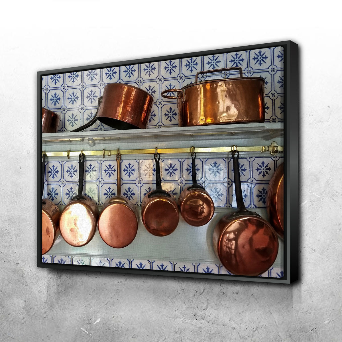 Monet's Kitchen - Giverny, France Wall Art by David Campbell - Museum Quality Canvas Print