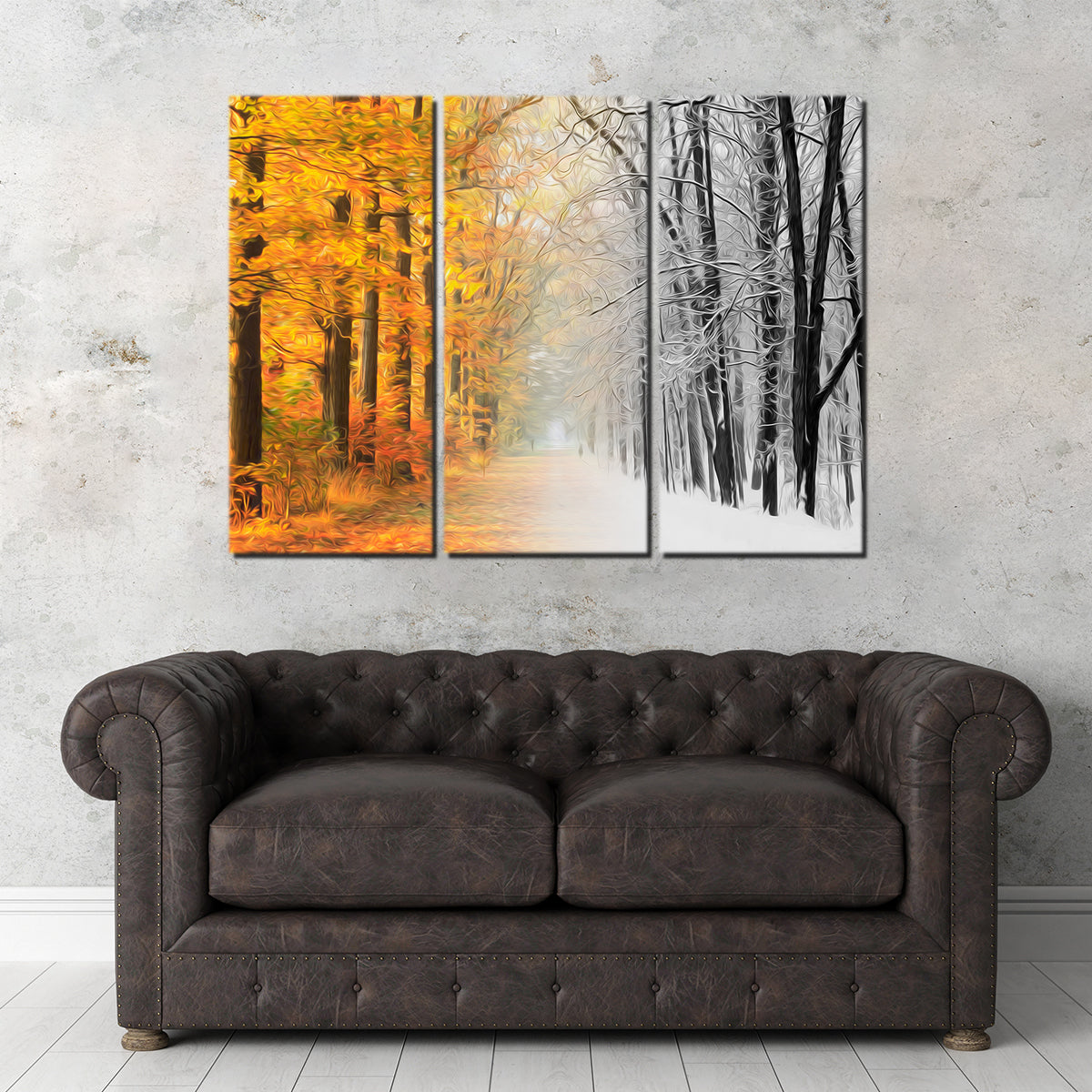Stunning Autumn - Winter Wall Art by George Sorin