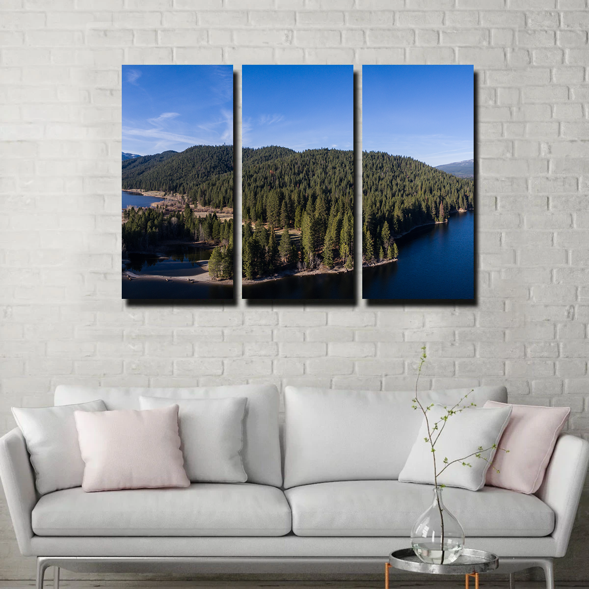 Breathtaking Siskiyou Lake and Mount Shasta Wall Art for Stunning Home Decor