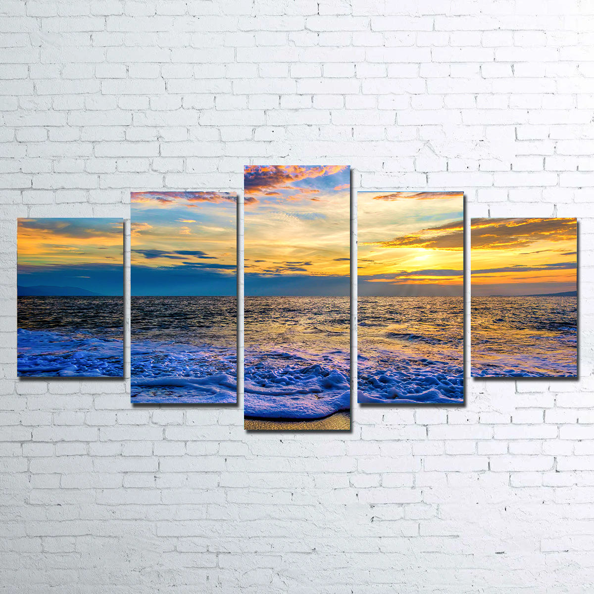 Stunning Ocean Sunset Wall Art - Museum Quality Canvas Print