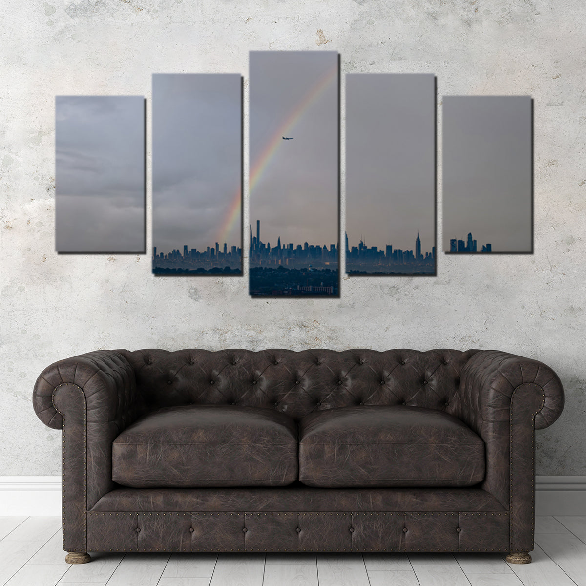 Stunning NYC Rainbow 2 Wall Art by Dennis Maida