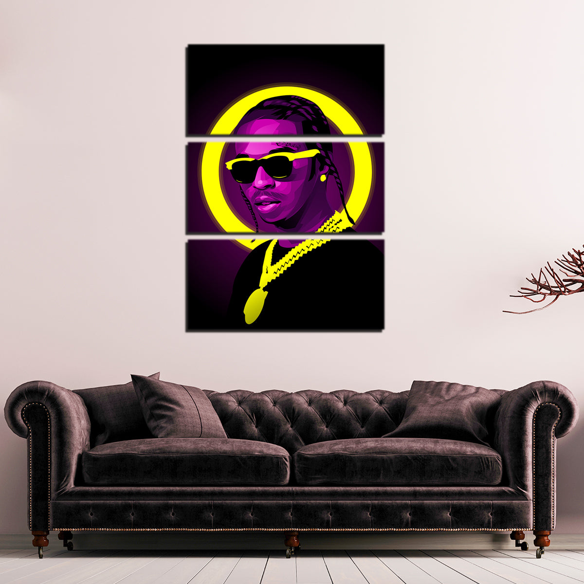 Eye - catching Pop Smoke Wall Art by Tovu Yovi