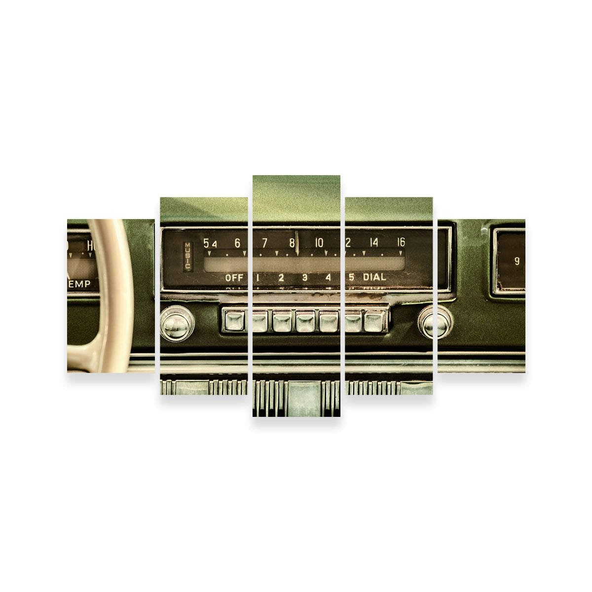 Vintage Old Car Radio with Premium Features