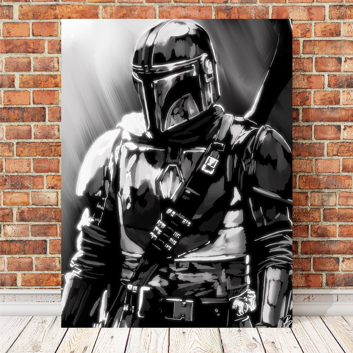 Hunter In Light Stunning Wall Art - Museum Quality Canvas