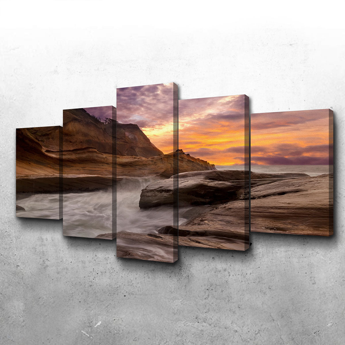 Stunning Cape Kiwanda Wall Art - Handmade Museum-Quality Canvas Print