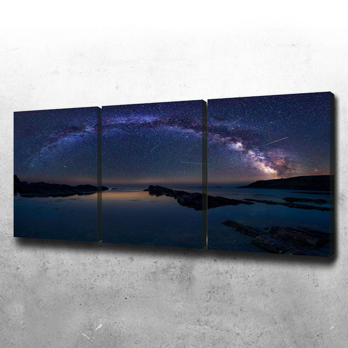 Stunning Arched Galaxy Wall Art for Enchanting Spaces