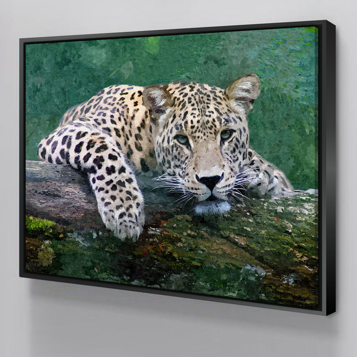 Exquisite Snow Leopard Wall Art by Denise Dundon