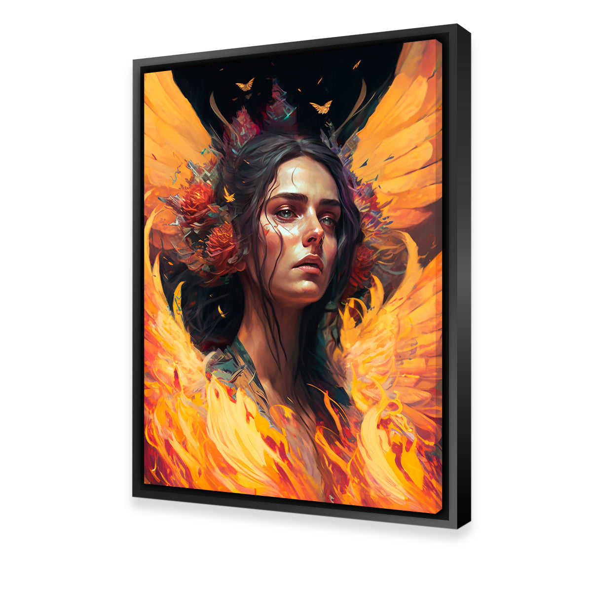 Stunning 'She's On Fire' Wall Art by Jennifer Hotai